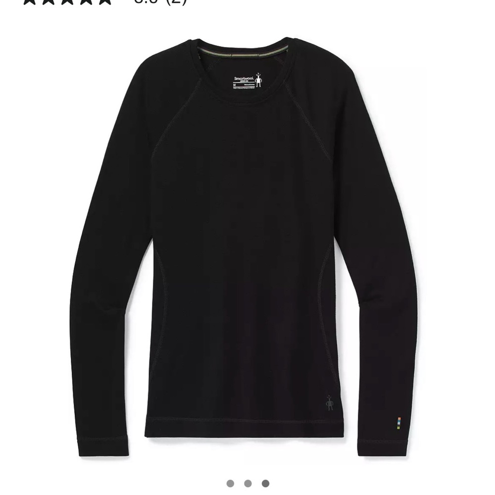 Smartwool Women's Classic Thermal Merino 250 Base Layer Crew Black Medium M